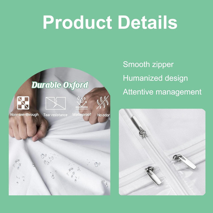 Brautkleid-Aufbewahrungsset in voller Länge – Staubdichte Brautkleid-Hülle (2 zum Preis von 1)