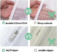 Brautkleid-Aufbewahrungsset in voller Länge – Staubdichte Brautkleid-Hülle (2 zum Preis von 1)