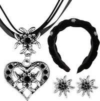 Edelweiß Schmuckset mit Perlen – TrachtenZauber Oktoberfest 2025