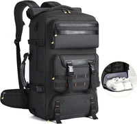 50L Flugbereiter Konvertierbarer Reiserucksack mit Schuhfach & USB-Anschluss