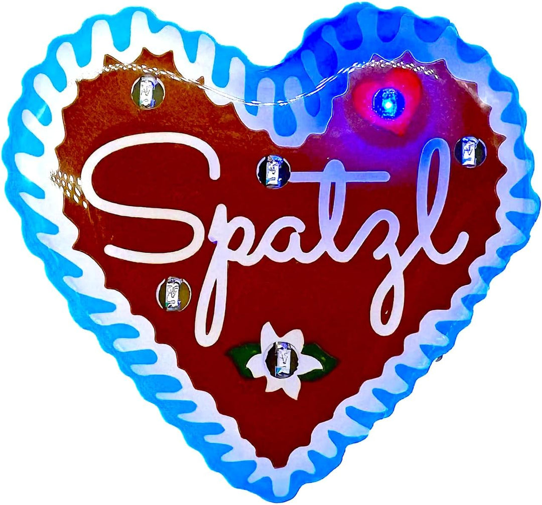 LED Lebkuchenherz Pins (4er-Set) – HerzGaudi Oktoberfest 2025