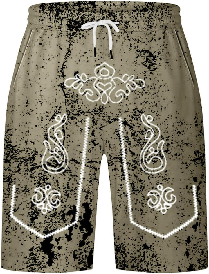 Herren-Shorts mit Used-Look & Oktoberfest-Print – SeppShorts Oktoberfest 2025