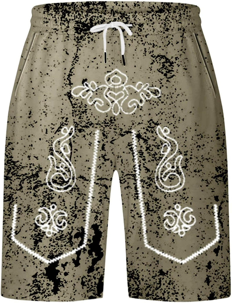 Herren-Shorts mit Used-Look & Oktoberfest-Print – SeppShorts Oktoberfest 2025