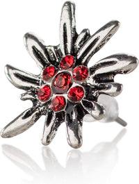 Edelweiß Ohrstecker – BergFlamme Oktoberfest 2025