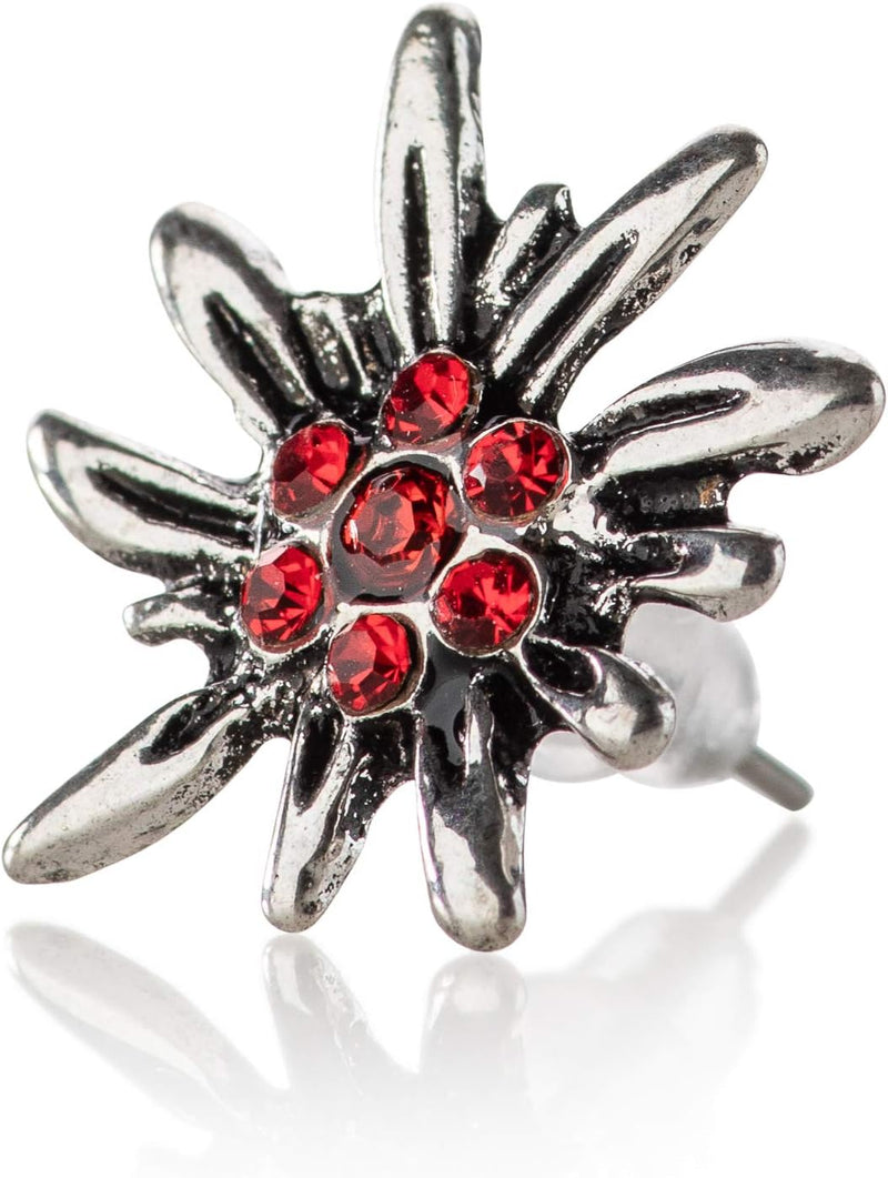 Edelweiß Ohrstecker – BergFlamme Oktoberfest 2025