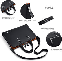 Echte Leder Multi-Fach Geschäfts-Laptoptasche für Profis