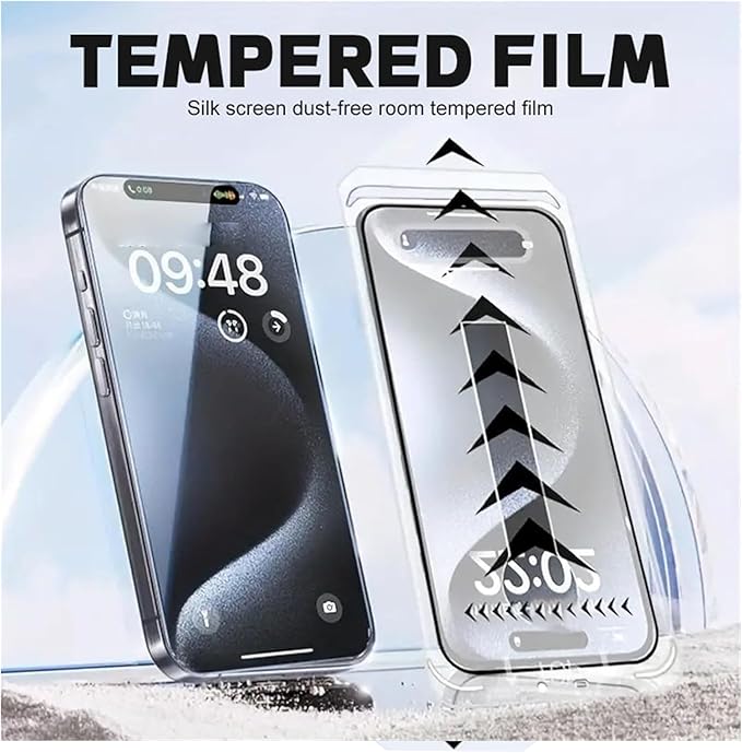 3-in-1 iPhone Bildschirmschutz - iShield Datenschutz