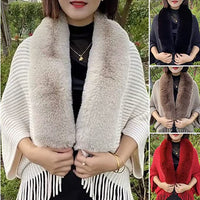 Damenweste Louise – Mit luxuriösem Kunstfellkragen für die Winterzeit | Einheitsgröße