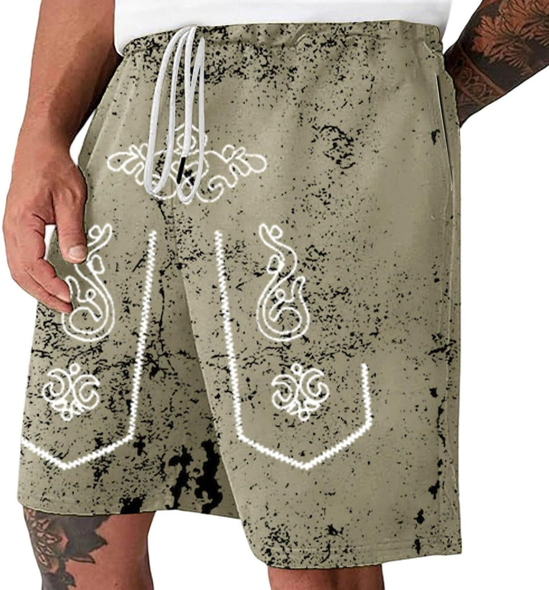 Herren-Shorts mit Used-Look & Oktoberfest-Print – SeppShorts Oktoberfest 2025