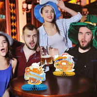 Waben-Tischdeko im 3er-Set – FestFreude Oktoberfest 2025