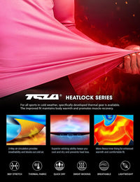 Pink Thermoshirt für Sport, atmungsaktiv, schnelltrocknend, Wärmeisolierung, 360° Stretch.