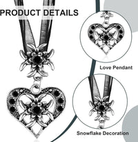 Edelweiß Schmuckset mit Herzanhänger – BergMystik Oktoberfest 2025