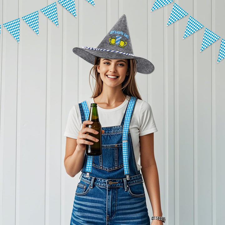 Trachten-Set mit Hut & Hosenträger – WiesnHeld Oktoberfest 2025