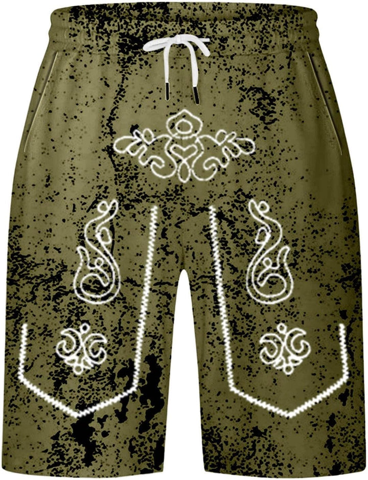 Herren-Shorts mit Used-Look & Oktoberfest-Print – SeppShorts Oktoberfest 2025
