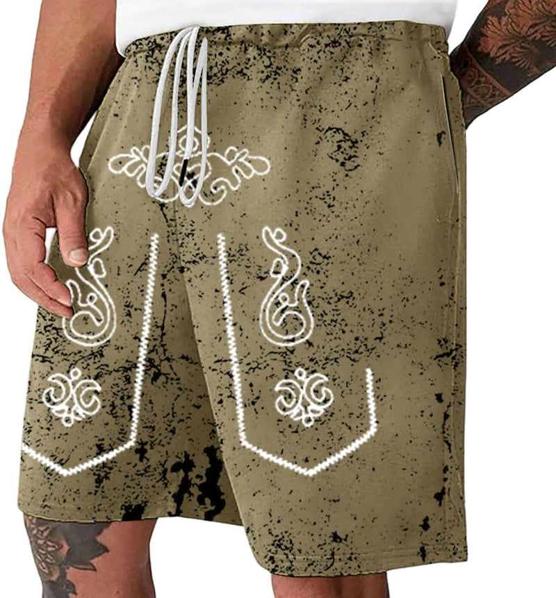 Herren-Shorts mit Used-Look & Oktoberfest-Print – SeppShorts Oktoberfest 2025