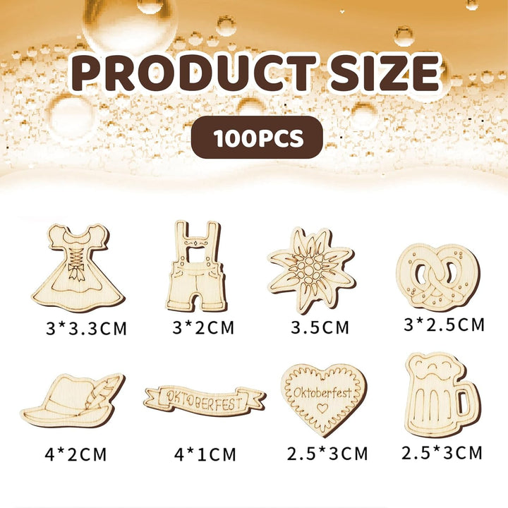 Holzkonfetti im 100er-Pack – WiesnZauber Oktoberfest 2025