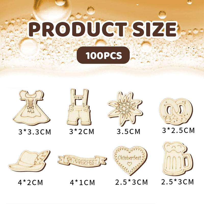 Holzkonfetti im 100er-Pack – WiesnZauber Oktoberfest 2025