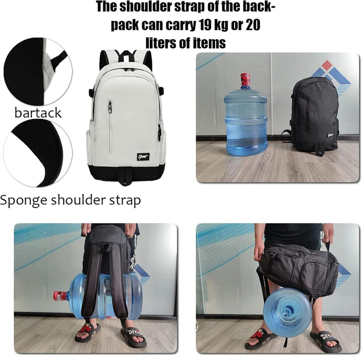 Dun 15,6" Reise- und Arbeits-Laptop-Rucksack mit Organizer-Fächern