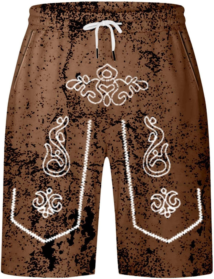 Herren-Shorts mit Used-Look & Oktoberfest-Print – SeppShorts Oktoberfest 2025