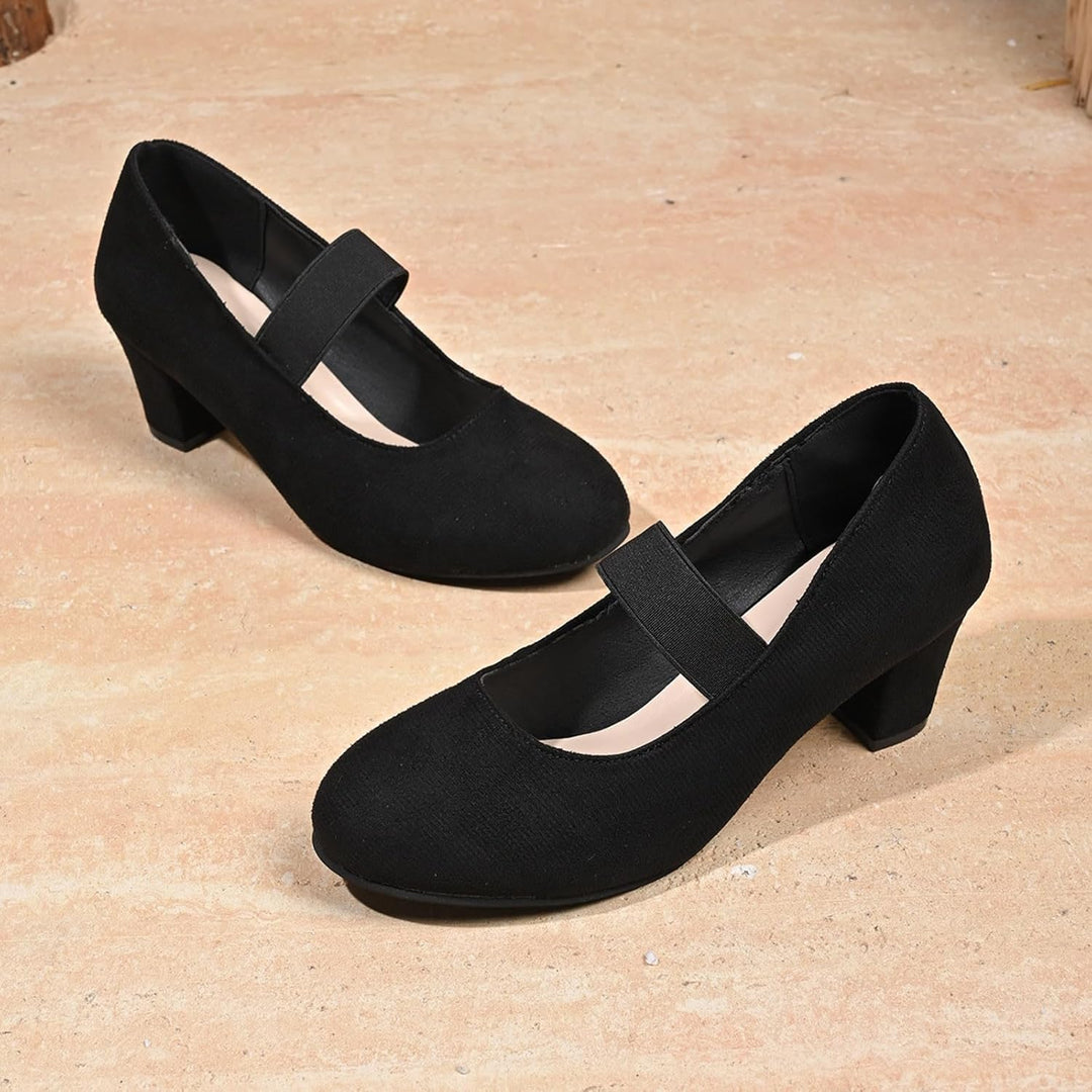 Samt Pumps mit Elastikriemen – Amelie Oktoberfest 2025