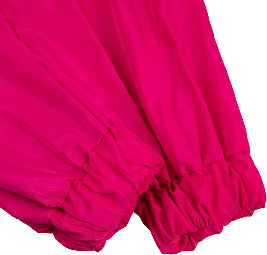 Rosa Kinder-Regenjacke, wasserdicht, elastische Bündchen, Outdoor-Bekleidung, wetterfest.