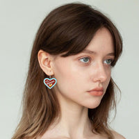 Karierter Haarreif & Lebkuchenherz-Ohrringe – BavariaCharme Oktoberfest 2025