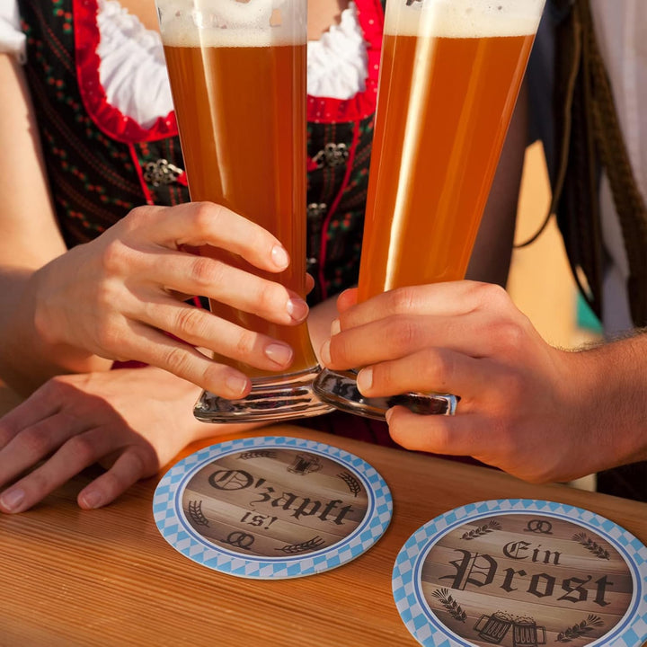 Bierdeckel im 48er-Set – ProstZeit Oktoberfest 2025