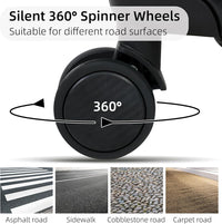 Aluminium-Rahmen Handgepäck mit TSA-Schloss und leisen Rollen