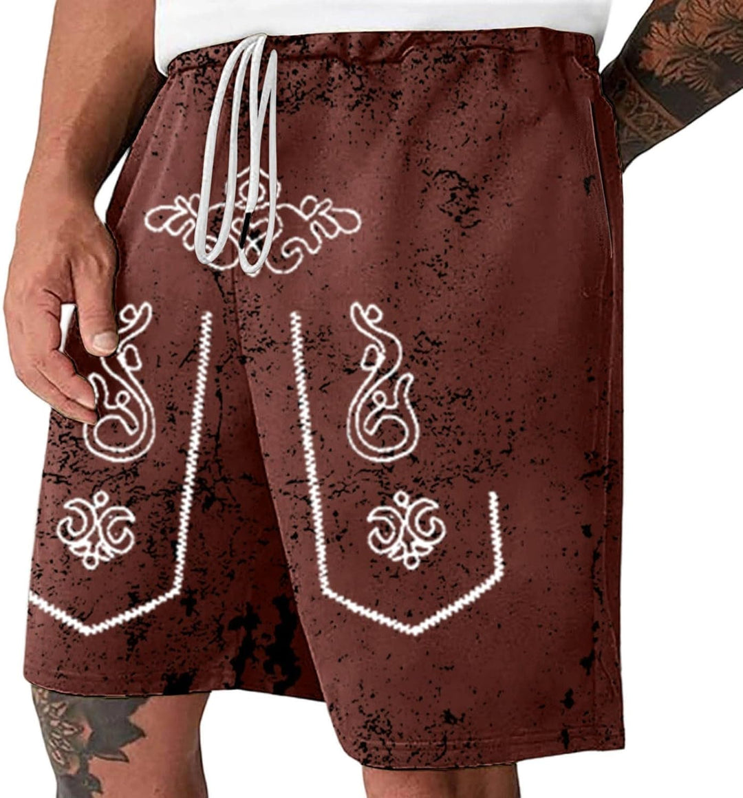 Herren-Shorts mit Used-Look & Oktoberfest-Print – SeppShorts Oktoberfest 2025
