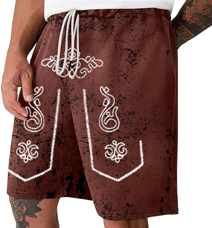 Herren-Shorts mit Used-Look & Oktoberfest-Print – SeppShorts Oktoberfest 2025
