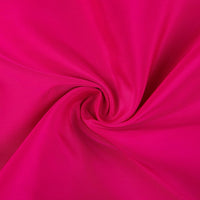 Leuchtend pinker Stoff, Polyester, glatt, für Bekleidung und Dekoration.