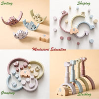 Montessori Holzspielset – Buildoro