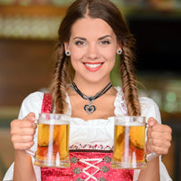 Edelweiß Schmuckset mit Herzanhänger – BergMystik Oktoberfest 2025