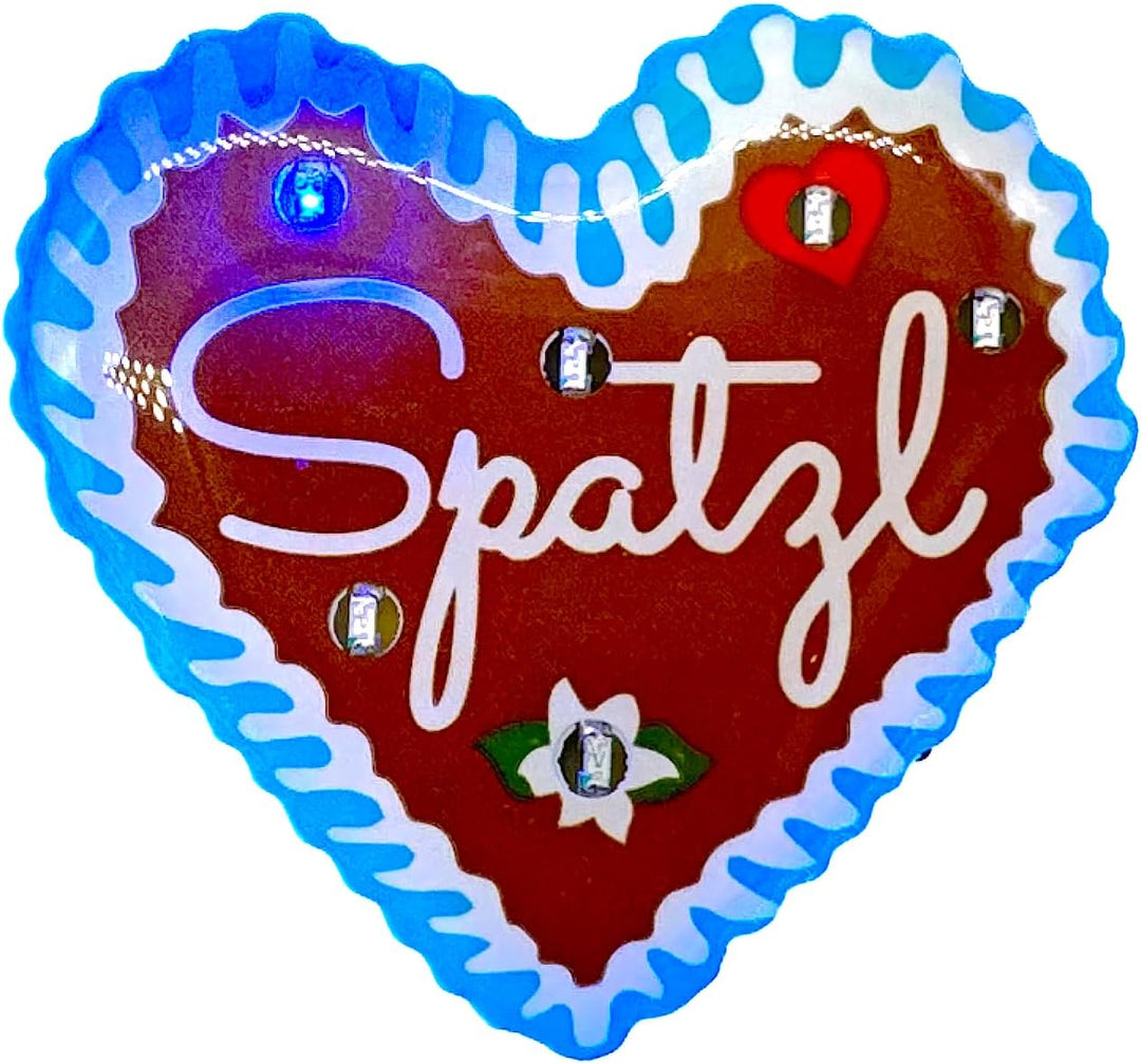 LED Lebkuchenherz Pins (4er-Set) – HerzGaudi Oktoberfest 2025