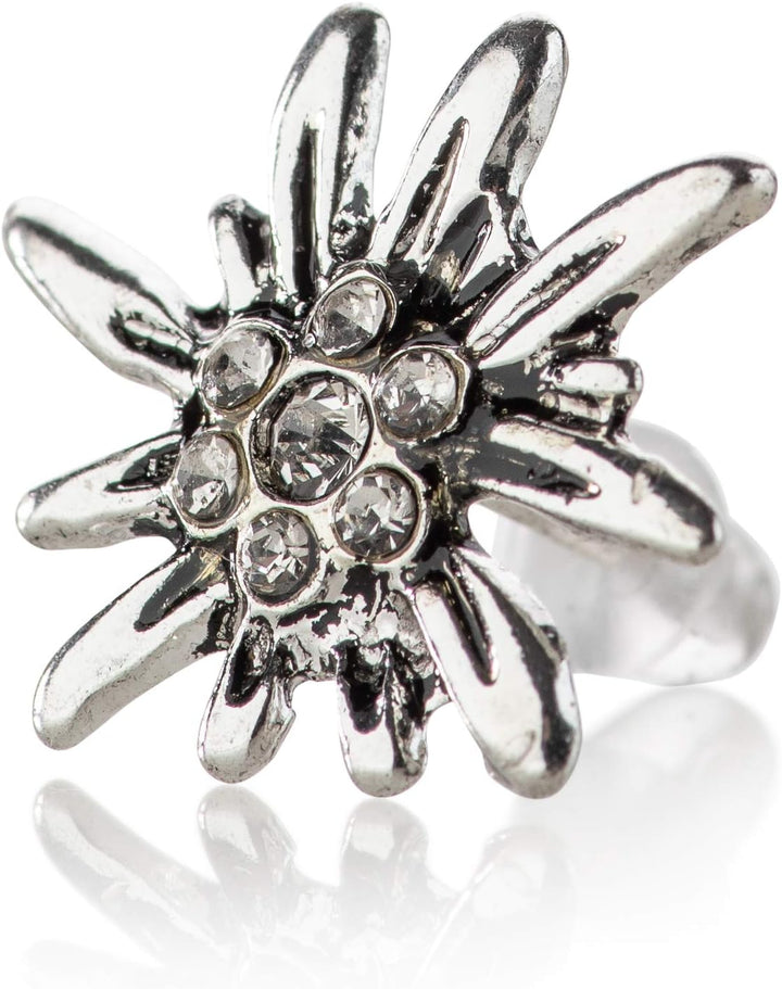 Edelweiß Ohrstecker – BergFlamme Oktoberfest 2025