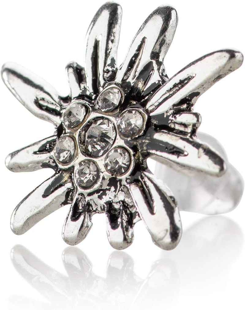 Edelweiß Ohrstecker – BergFlamme Oktoberfest 2025