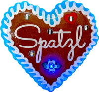 LED Lebkuchenherz Pins (4er-Set) – HerzGaudi Oktoberfest 2025