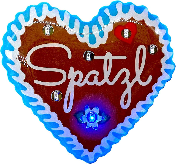 LED Lebkuchenherz Pins (4er-Set) – HerzGaudi Oktoberfest 2025