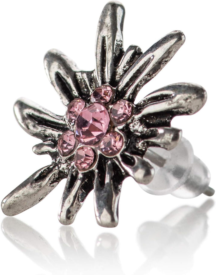 Edelweiß Ohrstecker – BergFlamme Oktoberfest 2025