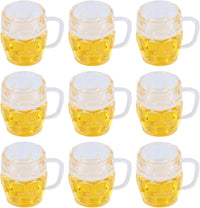 Mini Bierkrüge (12er-Set, Harz) – DekoProst Oktoberfest 2025