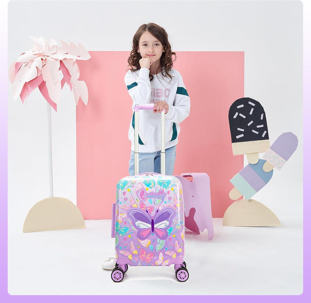Kinder-Kabinengepäck-Set aus Hartschale mit Spinner-Rollen – Game Day