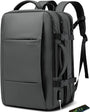 Erweiterbarer 26–45L Wasserdichter Reiserucksack mit Laptopfach & Duffle-Option