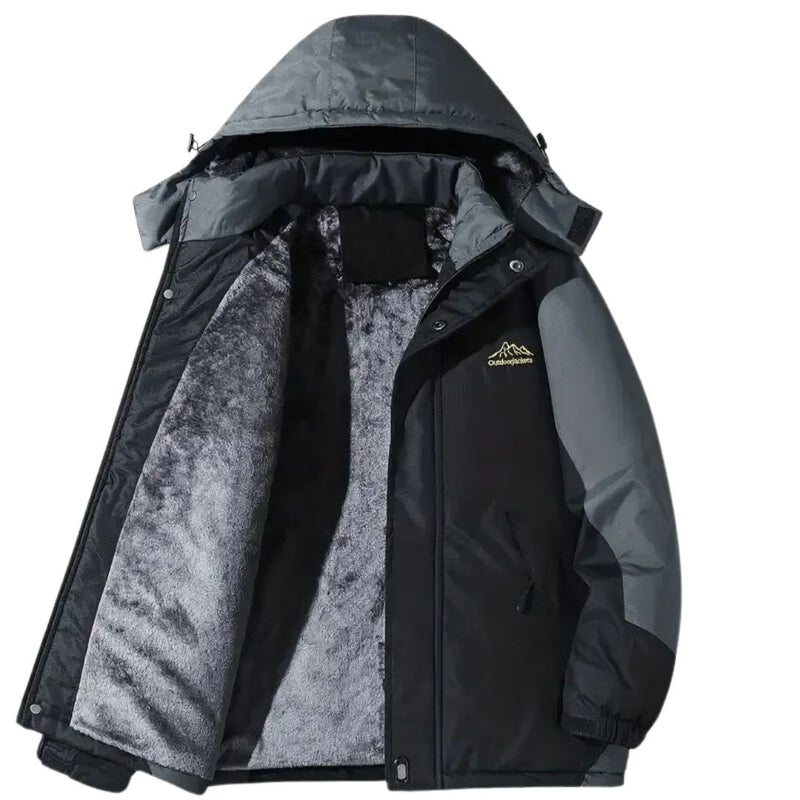 Herren-Winter-Outdoorjacke mit Kapuze – Roderik
