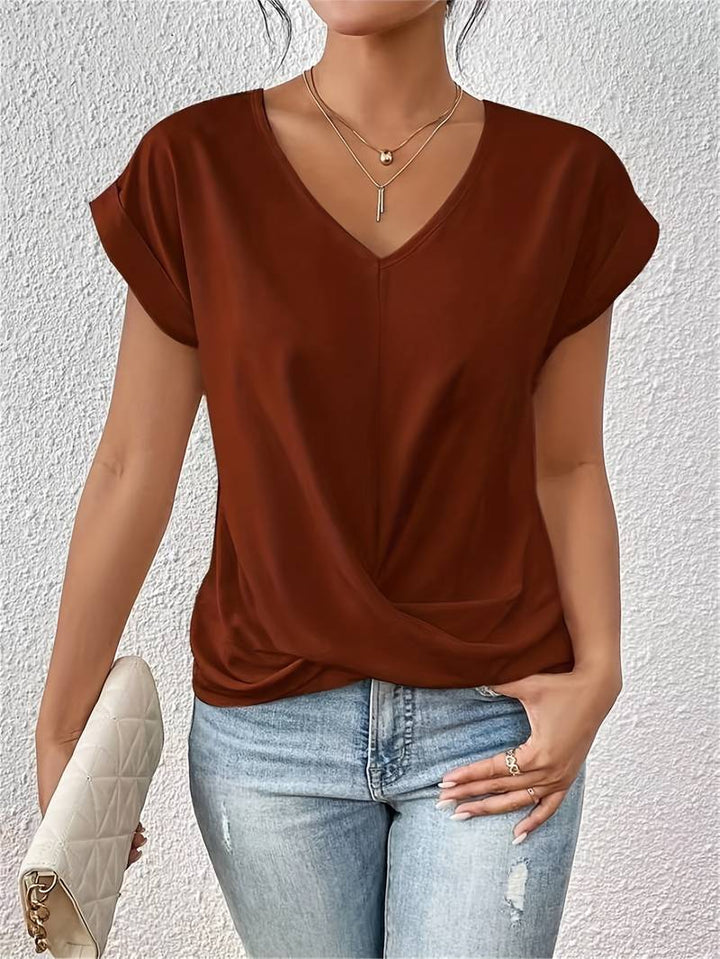 Kurzärmeliges Damen-T-Shirt – Romy Herbstedition