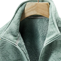 Damen Outdoor Fleecejacke winddicht mit Pflanzenmuster – Marit