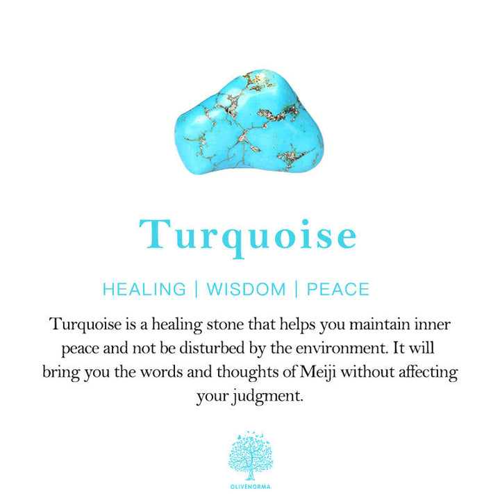 Türkisfarbener Heilstein, beruhigend, Weisheit, Frieden, spirituelle Bedeutung, Edelstein.