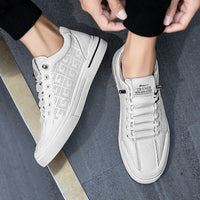 Herren-Sneaker aus Perforiertem Leder mit Leichtbauweise – Ethan