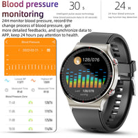 EKG Smartwatch mit Blutsauerstoff- und Herzfrequenzsensor – CardioTrack