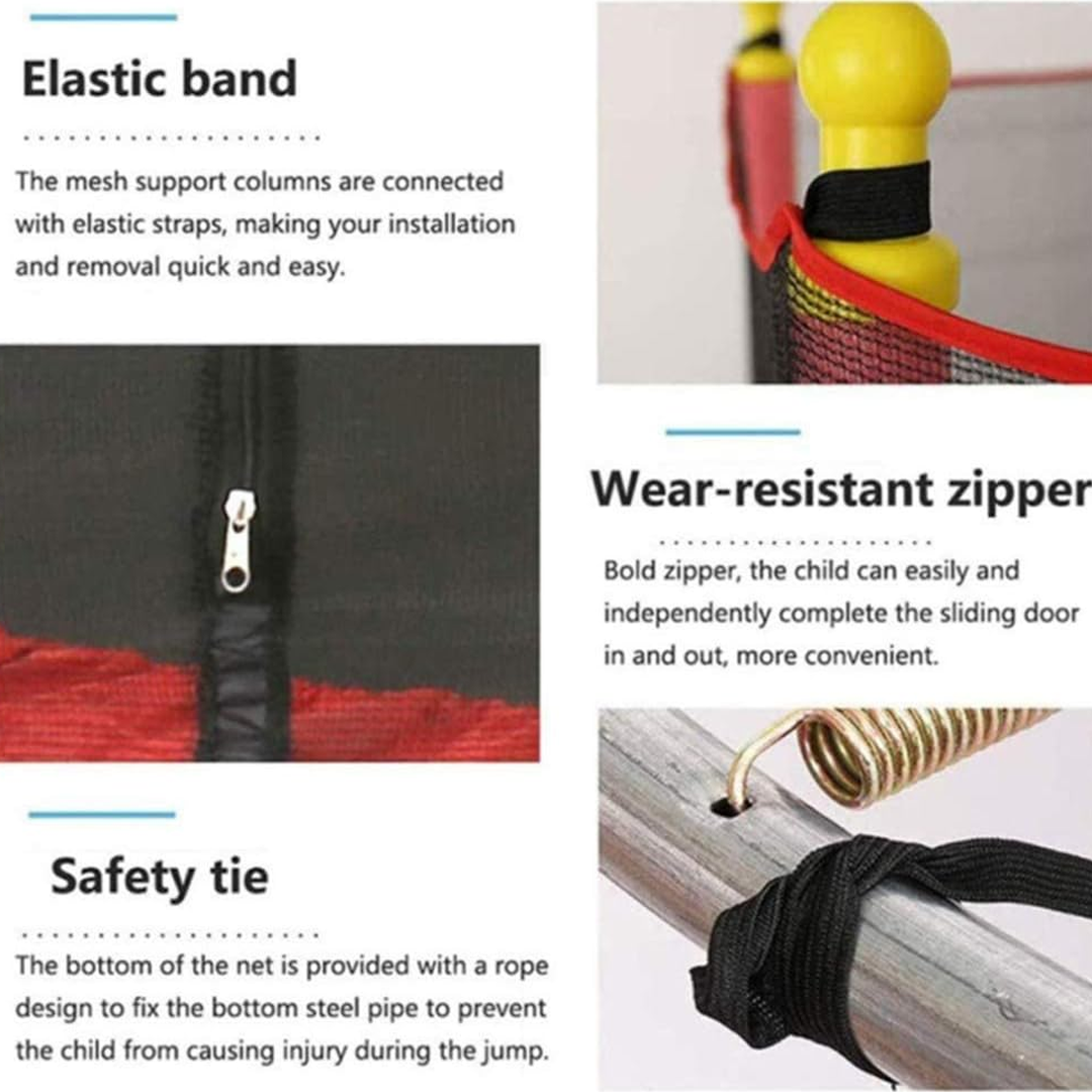 Kindertrampoline mit Sicherheitsnetz – Jumpie KidsTramp