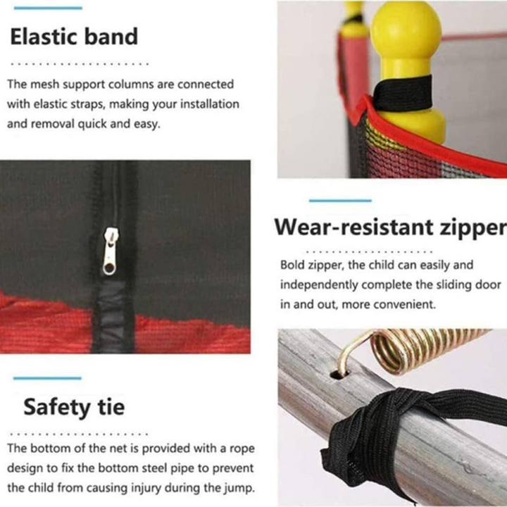 Kindertrampoline mit Sicherheitsnetz – Jumpie KidsTramp